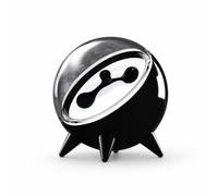 Wmqbjta Desktop Rhythm Lamp Abstract Sculpture Desk Toy Ornament with Dripping Art Display Glossy Glass and Build Silent Piece Suitable for Office desks Gaming Rooms Study Gift Giving