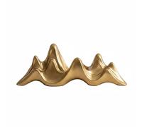 Wmqbjta Display Abstract Sculpture Decor Ornament Piece With Hand Polished Matte Luster Suitable for office desks living rooms entryways study