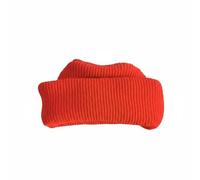 Wmqbjta Doll Hat Miniature Knit Cap Ribbed Design Foldable Cuff Soft Textile Accessory Unique Look Suitable for BJD Doll Play Photography Collection, Red