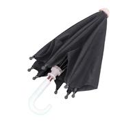 Wmqbjta Dollhouse Miniature Umbrella, Parasol for 18 Inch Dolls, Decorative Toy, black