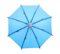 Wmqbjta Dollhouse Miniature Umbrella, Parasol for 18 Inch Dolls, Decorative Toy, blue