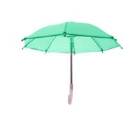 Wmqbjta Dollhouse Miniature Umbrella, Parasol for 18 Inch Dolls, Decorative Toy, green
