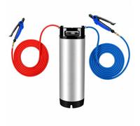 Wmqbjta Double-line Hose Pressure Sprayer Portable Spraying Tool for Automotive Film Installers, Vehicle Maintenance Technicians, Detailing Bays, 19L