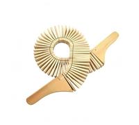 Wmqbjta Educational Percussion Instrument Wooden Chain Snake Percussion Rhythm Stick Articulated Wood Slats responsive feel suitable for school rehearsals
