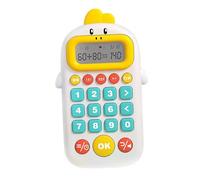 Wmqbjta Electronic Math Game Interactive Learning Game Children's Calculating Machine Training Device Educational Toy Made of PP for Mathematical, White