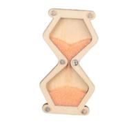 Wmqbjta Hourglass Activity Board Part Smooth Wood Piece with Screws for Secure Fit Coordination And Creative Play Suitable for Pr, orange