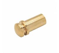 Wmqbjta Industrial Peg Guitar End Pin Strap Button Plug Repair Component For 12mm Tail Block Hole Brass Ebony Rosewood Suitable for acoustic sets workshop repair gig nights, 12MM Brass