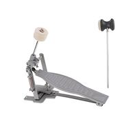 Wmqbjta Kick Percussion Accessory Set, Portable Single Kick Drum Pedal for Jazz, Argent