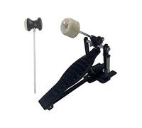 Wmqbjta Kick Percussion Accessory Set, Portable Single Kick Drum Pedal for Jazz, Black