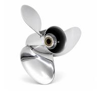 Wmqbjta Marine Engine Propeller Outboard Propeller Boat Propeller Stainless Steel Propeller With Polished Finish And Hydrodynamic For Strong Thrust Suitable, 19 Inch