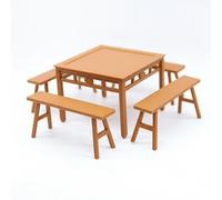 Wmqbjta Miniature Bench Diorama Table Bench Furniture PLA Crafted Design With Realistic Texture Suitable for dollhouses dioramas architectural models stop motion collectors, 1-18 Scale