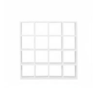 Wmqbjta Miniature Dollhouse Shelf Bookcase Cabinet Rack Display With Smooth Birch Finish And Contemporary Style Suitable for modern dollhouse rooms office scenes, White