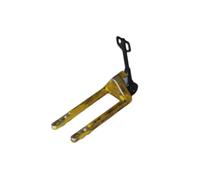 Wmqbjta Miniature Forklift Model 1/64 Scale Pallet Truck Mini Hand Pallet Truck Scene Accessory Made with PP Suitable for Display And Workshop Dioramas, Yellow