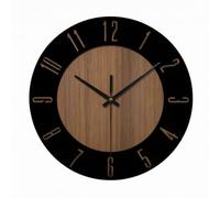 Wmqbjta Modern Wall Clock with Glass Cover | Clear Arabic Numerals, Round Wall Clock, Quiet Non Ticking Sweep, for Office, 40CM