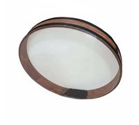 Wmqbjta Percussion Drum Bead Rain Drum Round Frame Hand Drum Rhythm Instrument Wave Birch Veneer Shell Metal Beads Suitable for sound healing experiments, 12 Inch Beechwood With Silver Black Beads