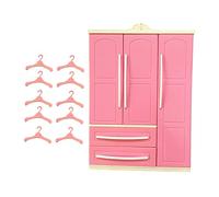 Wmqbjta Plastic Doll Closet, Clothes Storage Accessories, Landscape Decorations