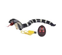 Wmqbjta Realistic Remote-controlled Snake Rattle for Children And Adults, Fast Movement Simulation, Remote-controlled Snake for Halloween, Black