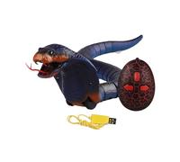 Wmqbjta Realistic Remote-controlled Snake Rattle for Children And Adults, Fast Movement Simulation, Remote-controlled Snake for Halloween, Blue