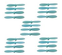 Wmqbjta Replacement Propeller Set for Drones, Worm Gear for Drone Accessories, Quick Assembly, Suitable for Repairs And, 20Pcs Blue