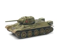 Wmqbjta Scale Vehicle T-34/76 Tank Model Kit Miniature Process Realistic Wheels And Tracks Suitable for collectors hobby builders display classroom