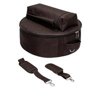 Wmqbjta Snare Drum Bag, Percussion Case, Cover, Practical And Oxford, Suitable for Drummers And Performances, Dark Brown