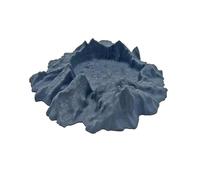 Wmqbjta Unpainted Miniature, Ruined Tomb, Role-Playing Game Accessory, Decorative Compact Fantasy Figurine