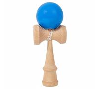 Wmqbjta Wooden Ball Skill Toss Game Classic Handheld Entertainment Cup Toy Action Catch Suitable for Family Leisure Activities Indoor and Outdoor, Blue, Large 120G