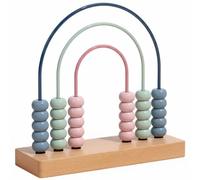 Wmqbjta Wooden Bead Maze Toy Abacus Counter Educational Game Counting Frame Sensory Beads Rainbow Arch Beech Wood Base suitable for preschool therapy rooms indoor play