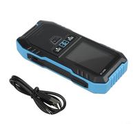 WMT-10 Inductive Wood Moisture Meter & Wall Humidity Tester for Plaster, Brick, Softwood, Hardwood - 0-75% Range, ±1.5% Accuracy, 2.4" Color Display,