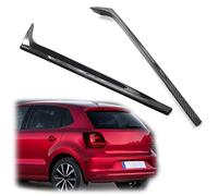 WMTCNC Car Accessories 2Pcs Carbon Fiber ABS For VW For Polo MK5 2011 2012 2013 2014 2015 2016 2017 Car Rear Window Side Spoiler Canard Splitter Trim