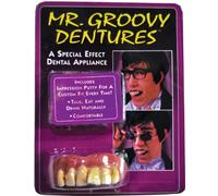 Rubies Mr Groovy False Teeth, Fancy Dress Costume Accessory Halloween Halloween