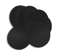 WMugthome 3 pairs C/D/DD Cup Round Soft Bra Inserts Pads Removable for Sport Bra Cups insert and Bikini Top Swimsuit Inserts, Black, C Cup