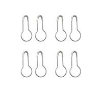 WMYCONGCONG 1000 pcs Silver Bulb Safety Pin Clips, Pear Shaped Locking Gourd Pins, Small Calabash Knitting Stitch Markers for DIY Crafting, Sewing, Clothing Making