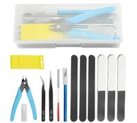 WMYCONGCONG 13 PCS Gundam Model Tools Kit Modeler Basic Tools Craft Set Hobby Building Tools Kit for Car Model Building Repairing and Fixing