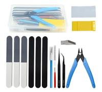WMYCONGCONG 14 PCS Gundam Model Tools Kit Modeler Basic Tools Craft Set Hobby Building Tools Kit for Professional Model Assemble Building Repairing and Fixing