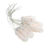 WMYCONGCONG 15 Pcs 2X 3V CR2032 Battery Holder Coin Button Cell Battery Holder Case with ON/Off Switch Lead Wire Type (Clear)