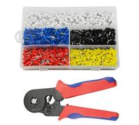 WMYCONGCONG 1800 PCS Ferrule Crimping Tools Set, Wire Ferrules Kits, Wire Terminal Ferrules Crimp Connector Electrical Cable Pin Cord End Terminal 14-24 AWG with AWG23-7 Crimping Tool Set