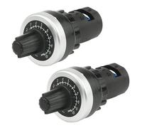 WMYCONGCONG 2 PCS LA42DWQ-22 22mm 2K Ohm Variable Speed Drive Potentiometer Rotary Potentiometer Inverter Converter (2K)