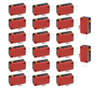 WMYCONGCONG 20 PCS 3 Pins 1NO 1NC Start Push Button Switch Micro Limit Switch Replacement for Microwave Oven Door Arcade, Random Color