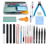 WMYCONGCONG 24 PCS Gundam Model Tools Kit Hobby Building Tools Craft Set for Basic Model Building, Repairing and Fixing