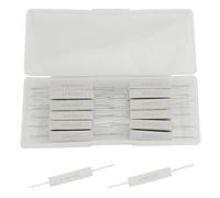 WMYCONGCONG 30 PCS Wirewound Cement Resistors 10W 10 ohm 5% Ceramic Cement Power Resistors