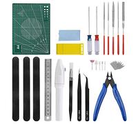 WMYCONGCONG 34 PCS Gundam Model Tool Kit, Model Kit Tools, Hobby Building Tools for Gundam Basic Model Assembling, Building and Repairing