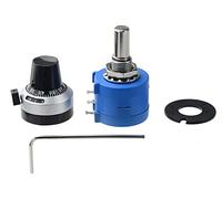 WMYCONGCONG 3590S Rotary Potentiometer B10K 10K Ohm 10-Turn Wire Wound Precision Multi Turn Wirewound Potentiometer with knob, 3590S-2-103L
