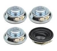 WMYCONGCONG 4 PCS 1.5" 4ohm 3W Audio Speaker Stereo Woofer Loudspeaker for Arduino and DIY Speaker, Color Random