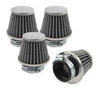 WMYCONGCONG 4 PCS 39mm Motorcycle Air Filter Cleaner for Cars ATV Moped Dirt Bike Scooter, Grey or Blue(Random Color)