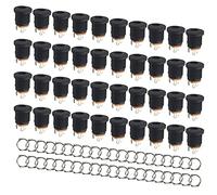WMYCONGCONG 40 PCS 2.1mm Barrel Jack 5.5x2.1mm Female DC Power Jack Connector