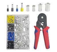 WMYCONGCONG 440 PCS Wire Ferrules Kits Ferrules Wire Ends Terminals Crimp Terminal Electrical Cable Pin Cord End Terminal 2/0-16 AWG with AWG23-7 Crimping Tool Set