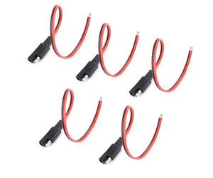 WMYCONGCONG 5 PCS SAE Power Automotive Extension Cable 18AWG 30cm