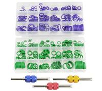 WMYCONGCONG 540 PCS 18 Sizes Car Air Conditioning Compressor Seals O Ring Assortment Kit Rubber O-Ring Seal w/Valve Core Removal Tool for Car Vehicle Auto Repair