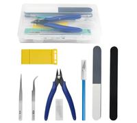 WMYCONGCONG 8 PCS Gundam Tool Kit, Professional Model Tool Kit for Gundam, Modeling Tools for Plastic Models, Model Building Tools Hobby Tools Craft Set for Repairing and Fixing